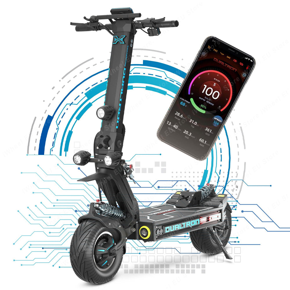 MINIMOTOR Dualtron X Limited 84V 60Ah Battery Dual 2000W*2 Motor EY4 Color Display 13inch Dualtron X Limited Scooter