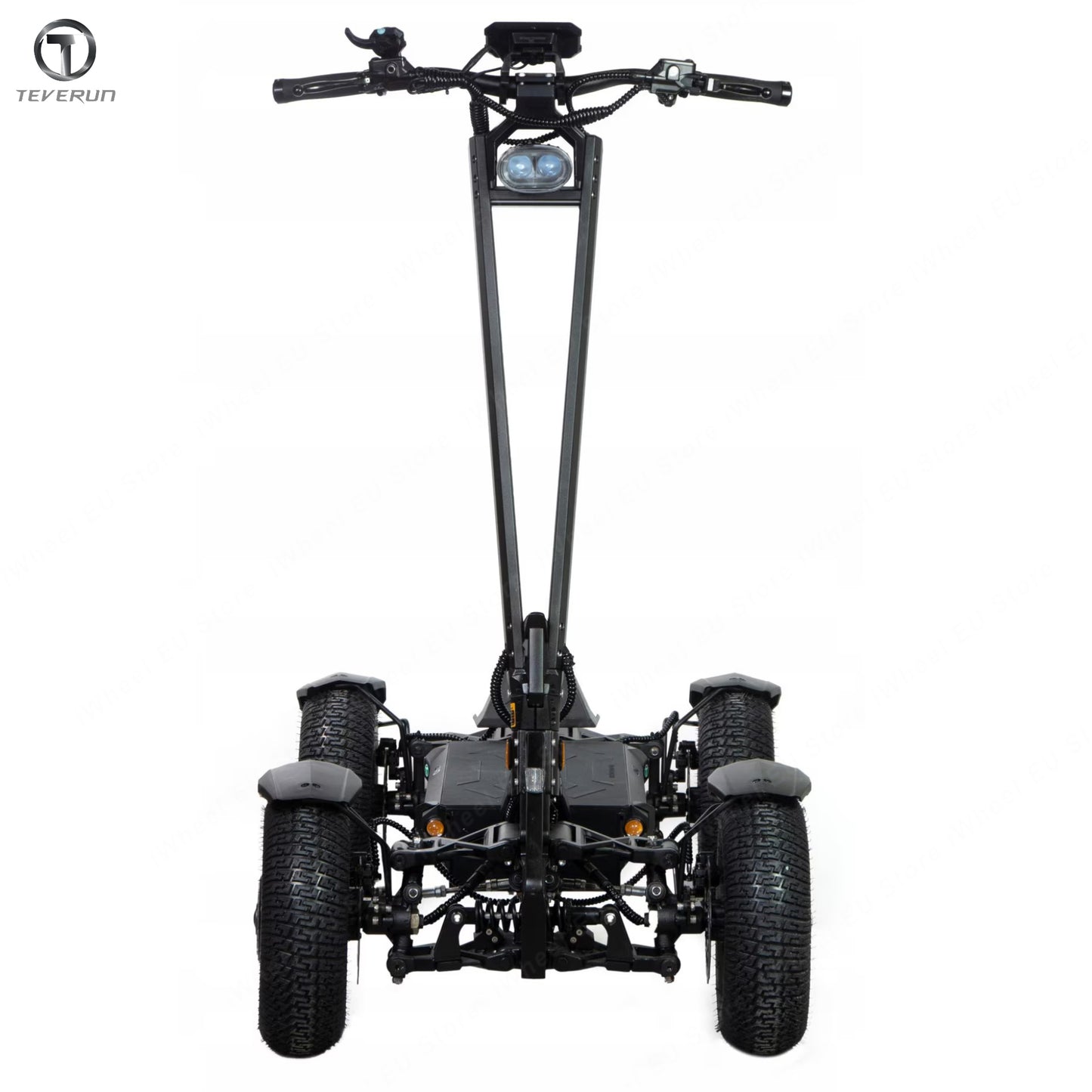 Official Teverun Tetra 60V 60Ah Battery 4*1500W Motor 13inch Off-road Tire Electric Scooter