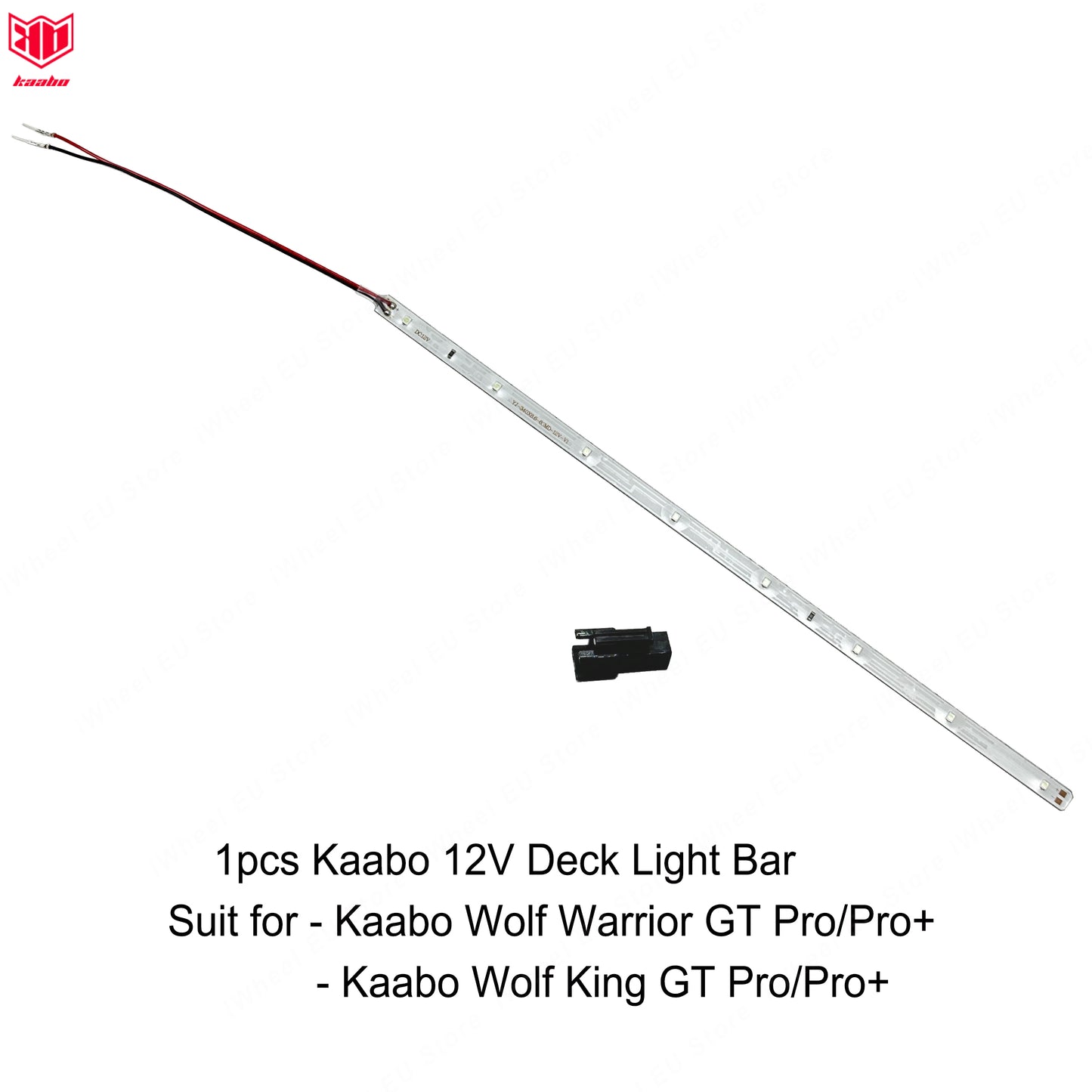 Original Kaabo Wolf King GT Pro Body Side LED Strip Kaabo Wolf Warrior GT Pro Deck Light Bar 12V Deck Side Light Lamp for Kaabo Wolf Warrior/King GT Scooter