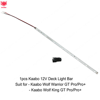 Original Kaabo Wolf King GT Pro Body Side LED Strip Kaabo Wolf Warrior GT Pro Deck Light Bar 12V Deck Side Light Lamp for Kaabo Wolf Warrior/King GT Scooter