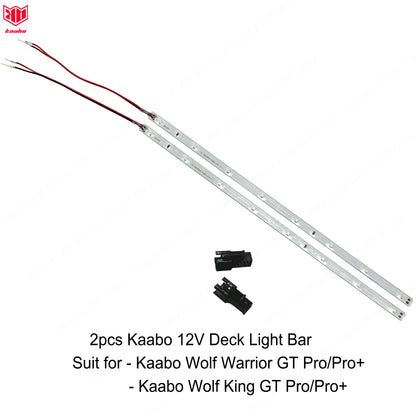 Original Kaabo Wolf King GT Pro Body Side LED Strip Kaabo Wolf Warrior GT Pro Deck Light Bar 12V Deck Side Light Lamp for Kaabo Wolf Warrior/King GT Scooter