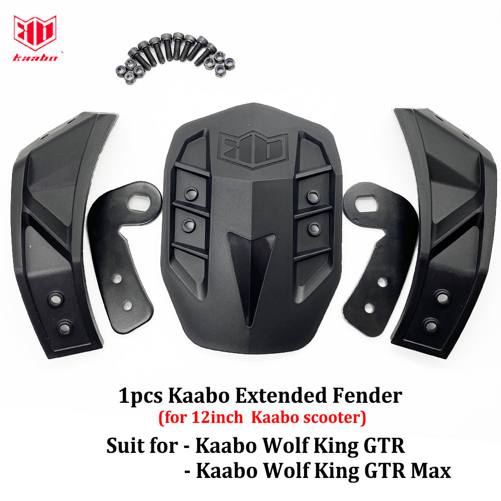 Kaabo Wolf King GT Pro Extended Fender Kaabo Wolf King GTR Extended Fender  Kaabo Wolf King GTR Max Extended Mudguard
