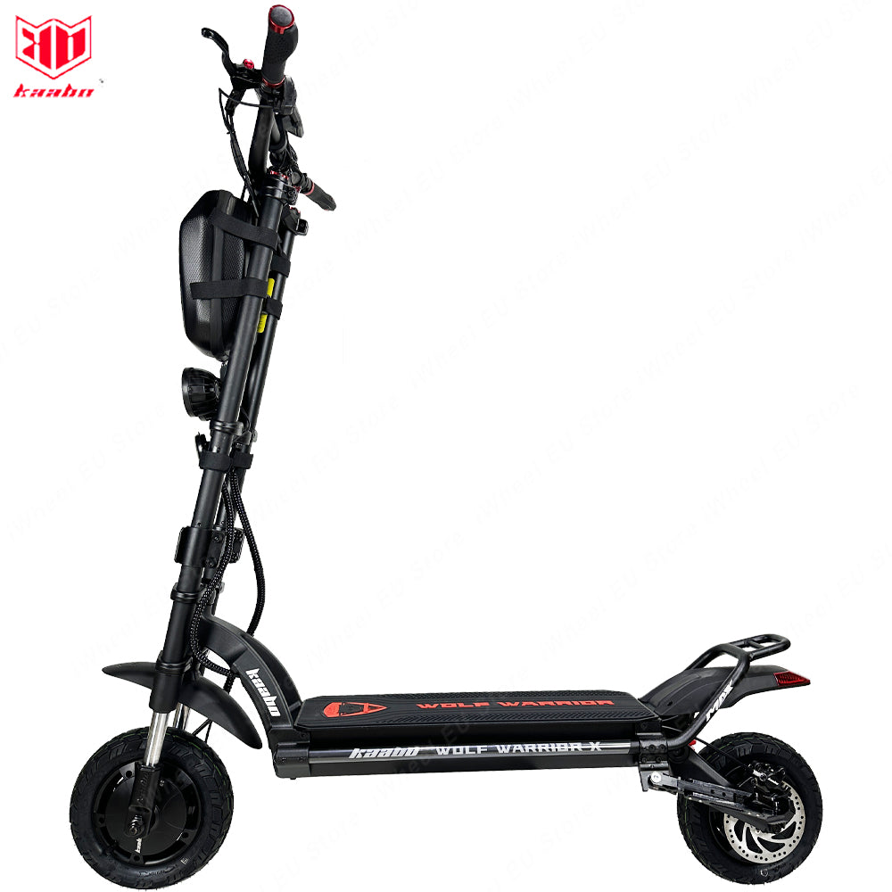 Kaabo Wolf Warrior X MAX Electric Scooter 60V 27Ah Battery 2*1100W Dual Motor