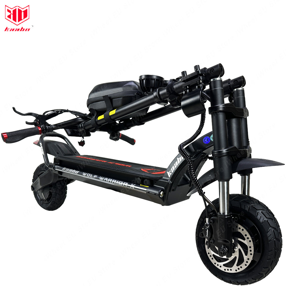 Kaabo Wolf Warrior X MAX Electric Scooter 60V 27Ah Battery 2*1100W Dual Motor