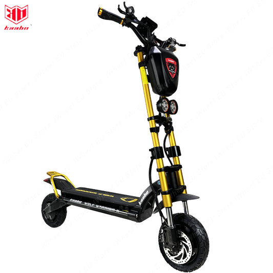 Kaabo Wolf Warrior X MAX Electric Scooter 60V 27Ah Battery 2*1100W Dual Motor