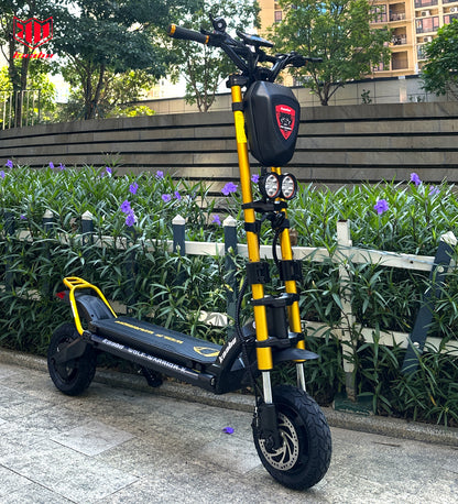 Kaabo Wolf Warrior X MAX Electric Scooter 60V 27Ah Battery 2*1100W Dual Motor