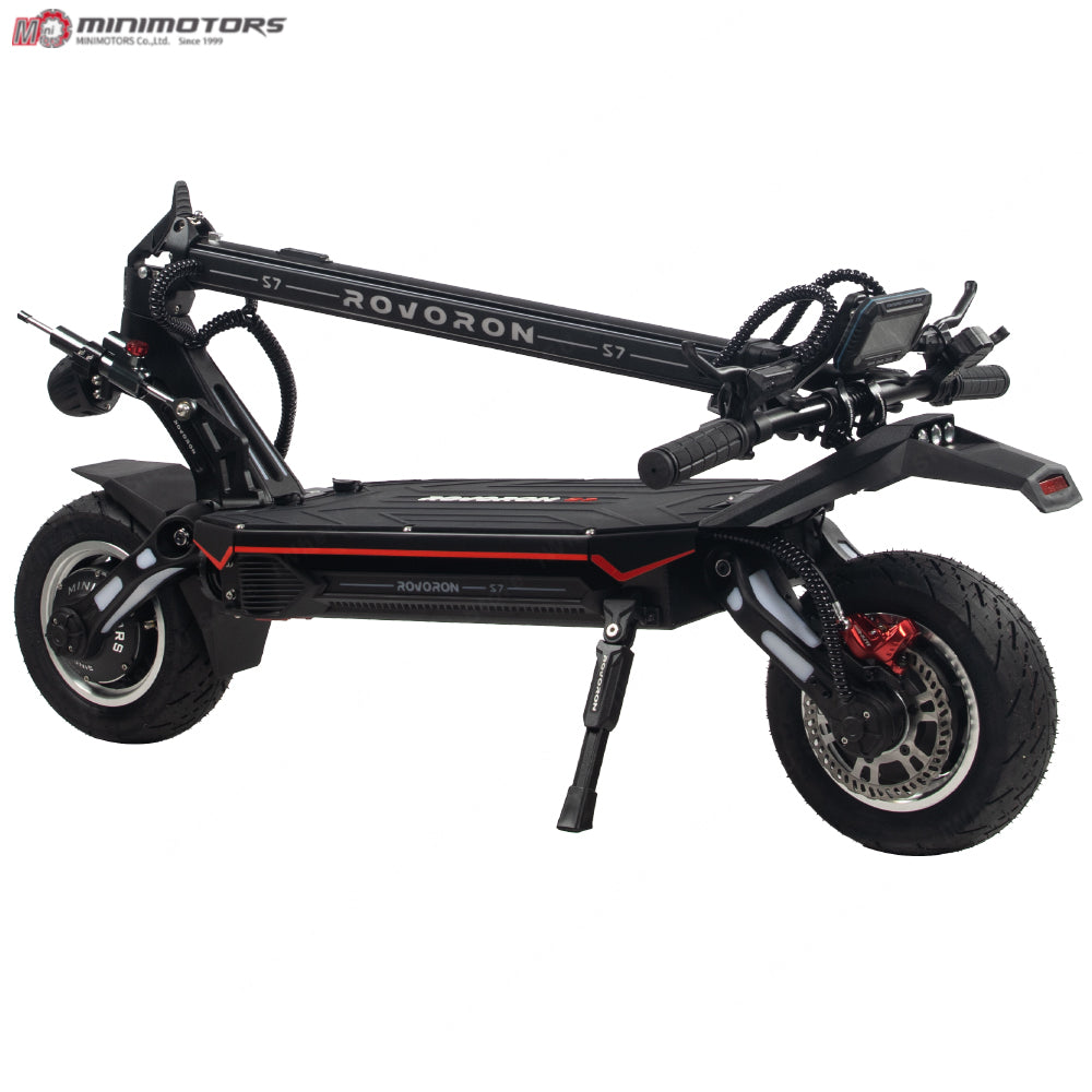 Official MINIMOTOR Rovoron S7 84V 37.1Ah Battery Dual Motor 2500W*2 Top Speed 100km/h Mileage Around 140km 11inch Tubeless Tire Scooter