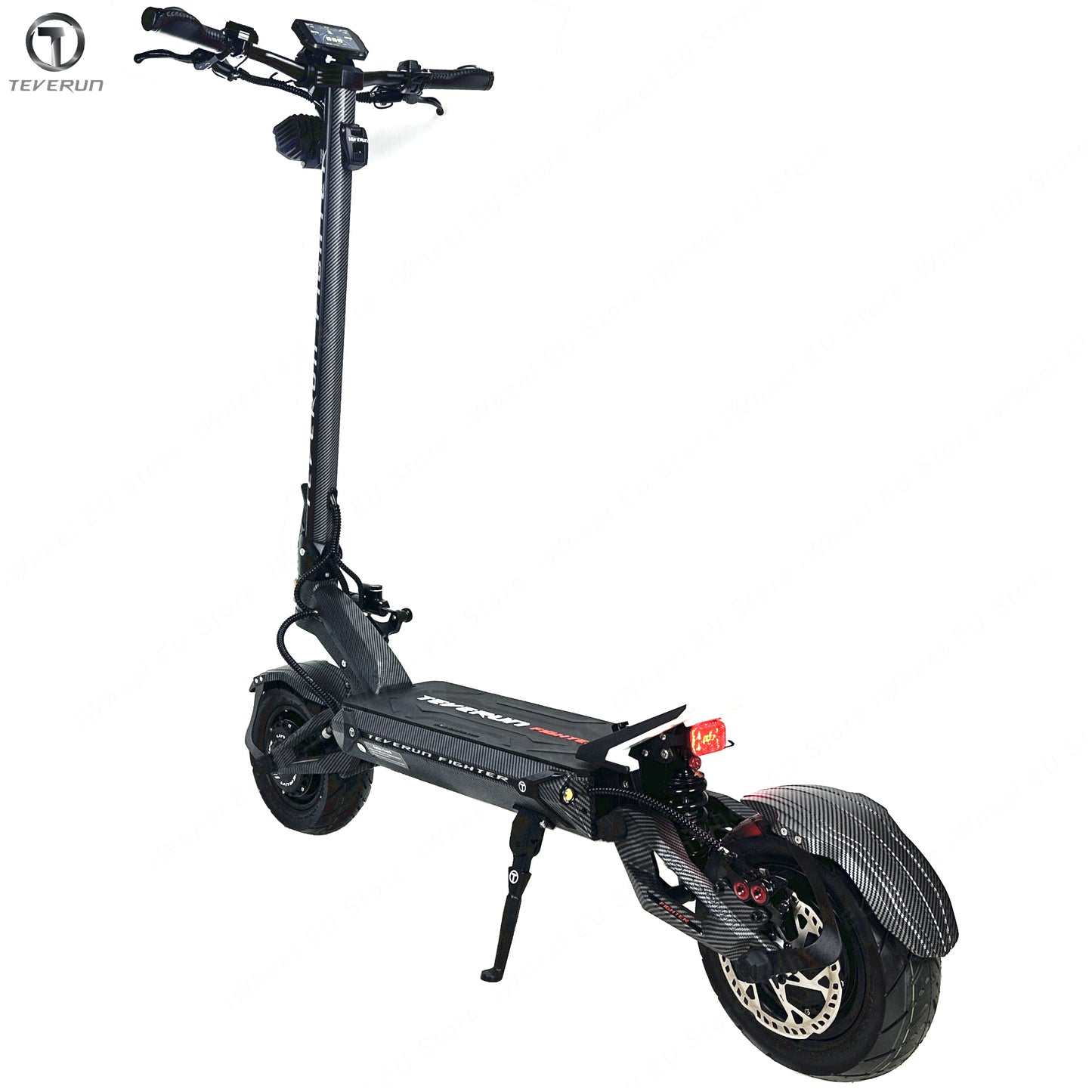 2026 Newest Version Teverun Fighter 11 Plus 60V 37.1Ah Battery Dual Motor 1600W*2 Top Speed 85km/h