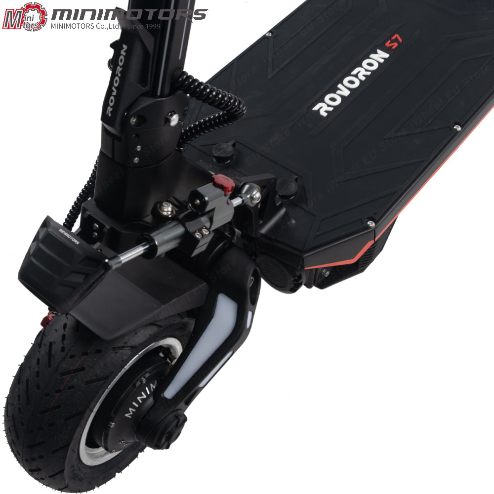 Official MINIMOTOR Rovoron S7 84V 37.1Ah Battery Dual Motor 2500W*2 Top Speed 100km/h Mileage Around 140km 11inch Tubeless Tire Scooter