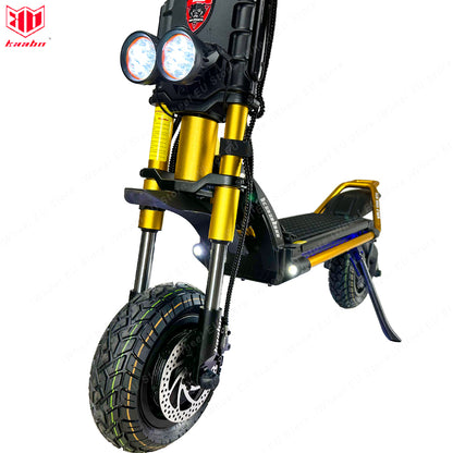 Original Kaabo Wolf King GTR Front Suspension Gold Kaabo Wolf King GTR Stem Gold for Official 12inch Kaabo Wolf King GTR Electric Scooter