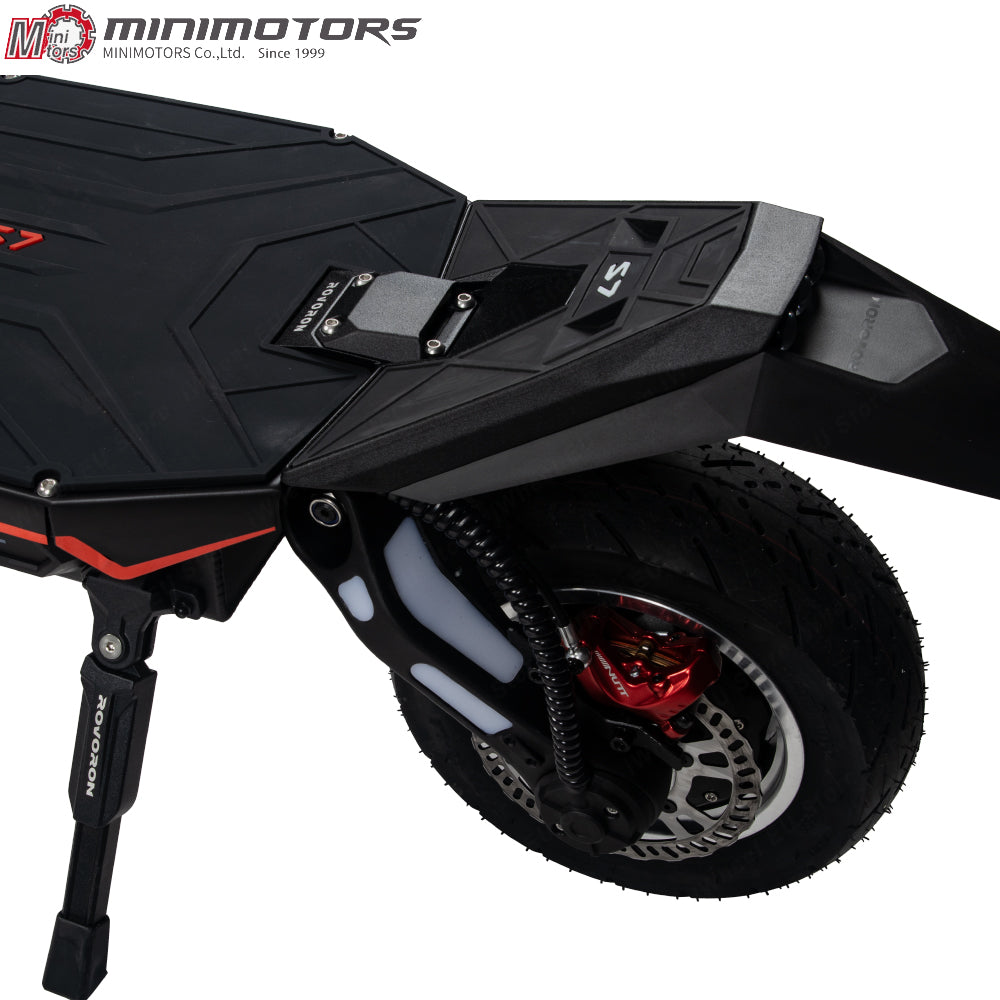 Official MINIMOTOR Rovoron S7 84V 37.1Ah Battery Dual Motor 2500W*2 Top Speed 100km/h Mileage Around 140km 11inch Tubeless Tire Scooter