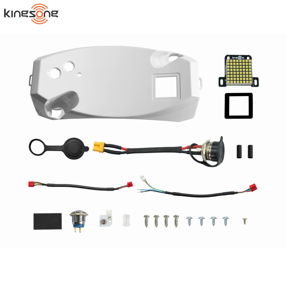 Original KingSong 16S Pro Top Cover Kit  KingSong 16S Pro Top Protetcion Cover Kit with Charging Port Display Screen and Switch Button