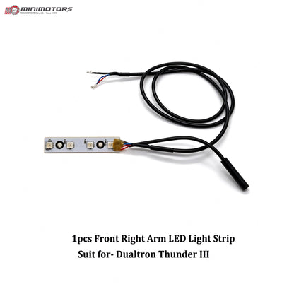 Official Dualtron Thunder III Swing Arm LED Light Dualtron Thunder III Front Left Arm RGB Light t Dualtron Thunder III Front Right Arm RGB Light t Dualtron Thunder III Rear Arm RGB Light