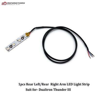 Official Dualtron Thunder III Swing Arm LED Light Dualtron Thunder III Front Left Arm RGB Light t Dualtron Thunder III Front Right Arm RGB Light t Dualtron Thunder III Rear Arm RGB Light
