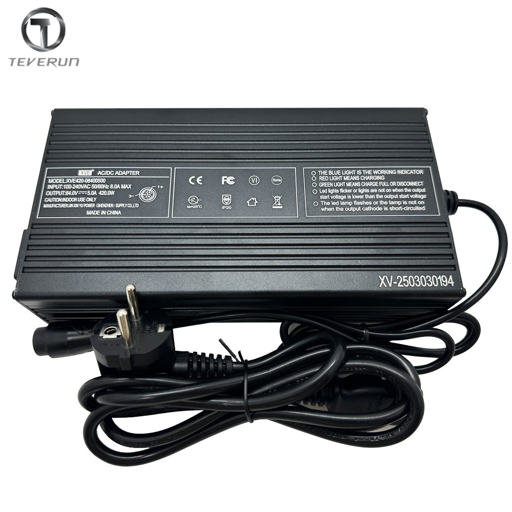Official Teverun Fighter 7260R Fast Charger 84V 5A Fast Charger