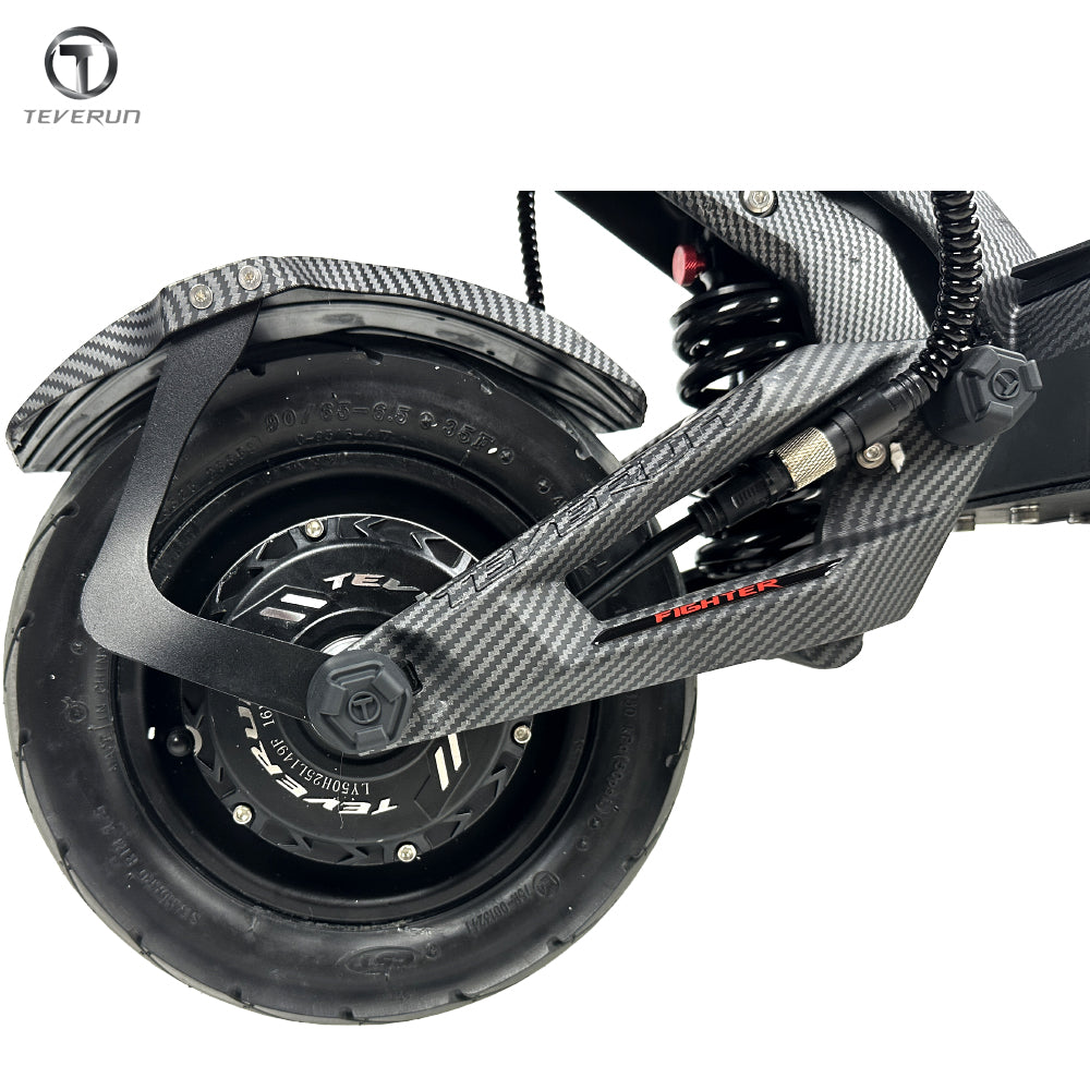 Original Teverun Fighter 11 Swing Arm Teverun Fighter 11 Plus Swing Arm New Carbon Fiber Pattern Version