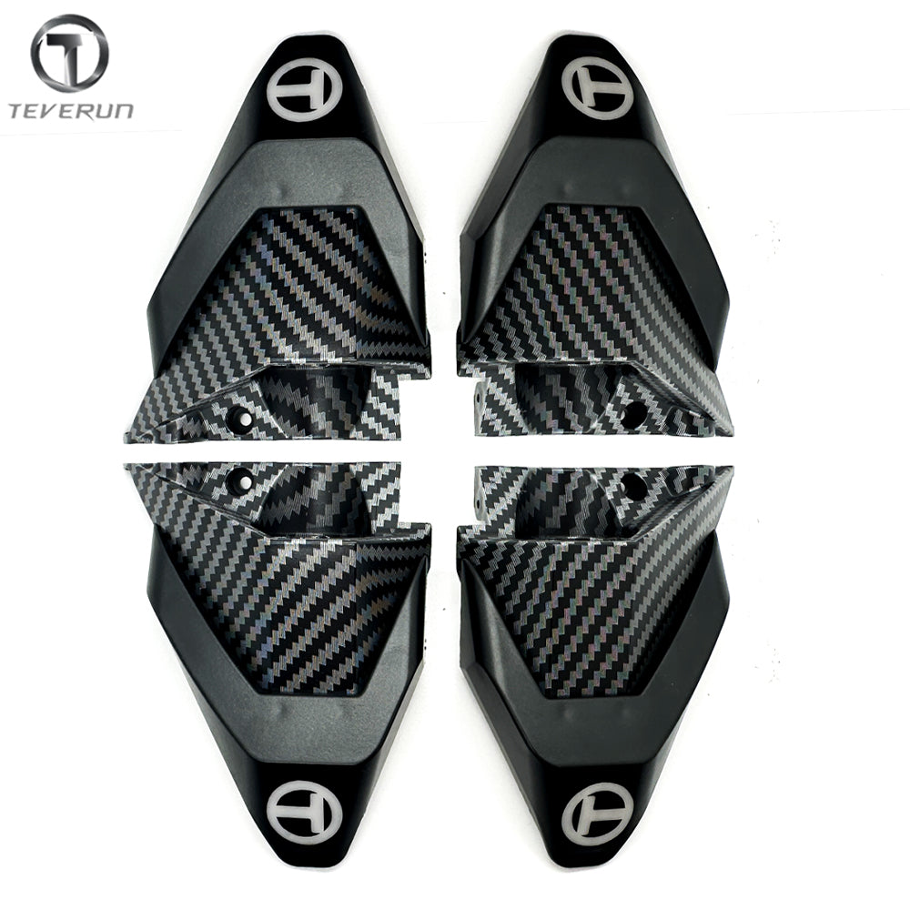 Teverun Fighter Supreme 7260R Light Cover Teverun Fighter Supreme Deck Light Cover Teverun Fighter Supreme Ultra Deck Light Cover Carbon Fiber Pattern Light Cover