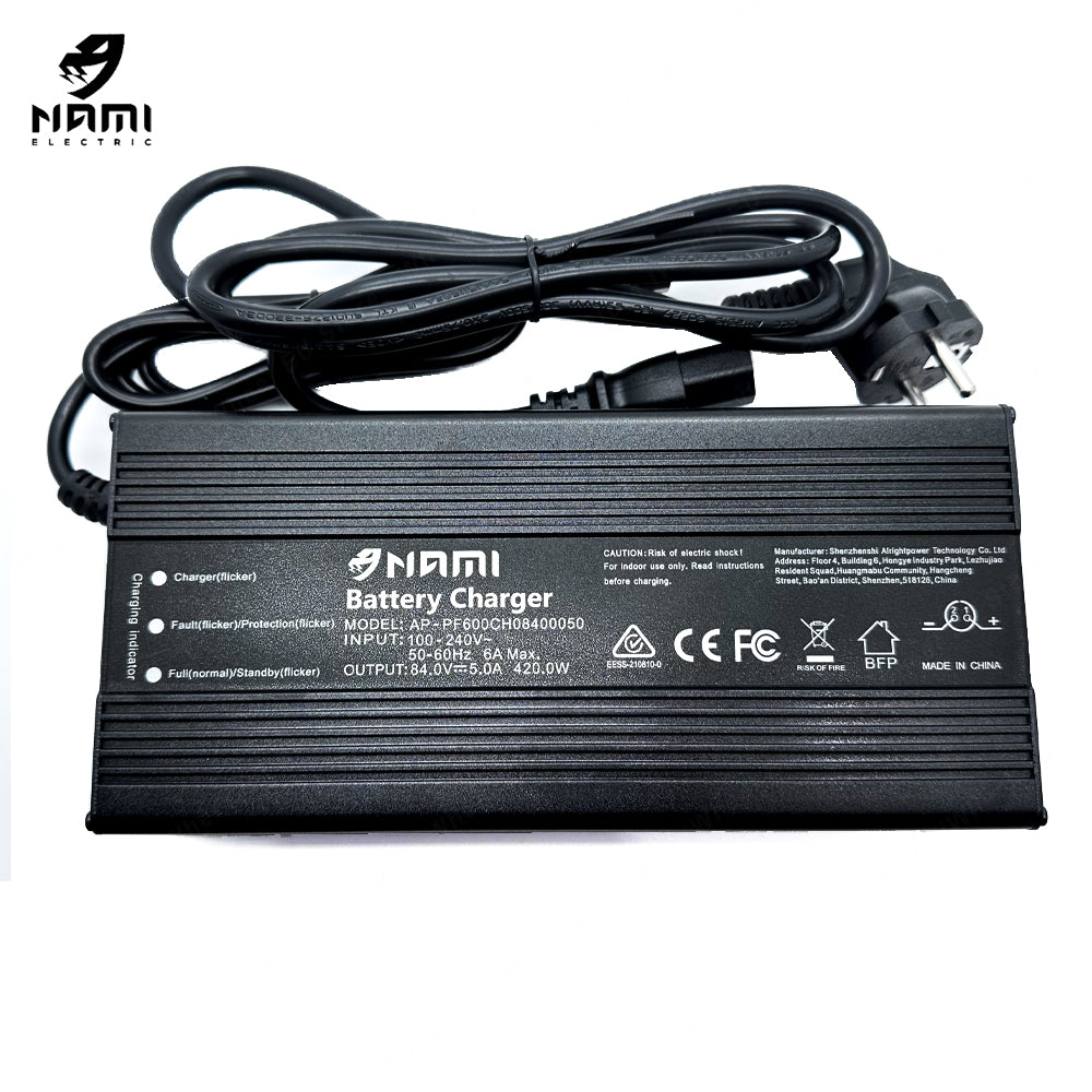 Official NAMI BURN E 2 Max 84V 5A Fast Charger