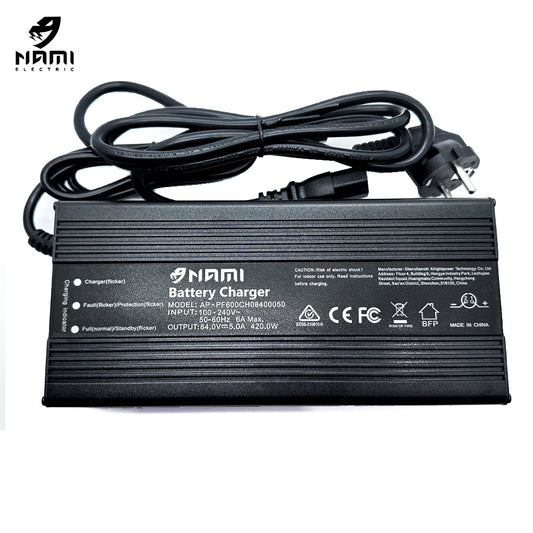 Official NAMI BURN E 2 Max 84V 5A Fast Charger