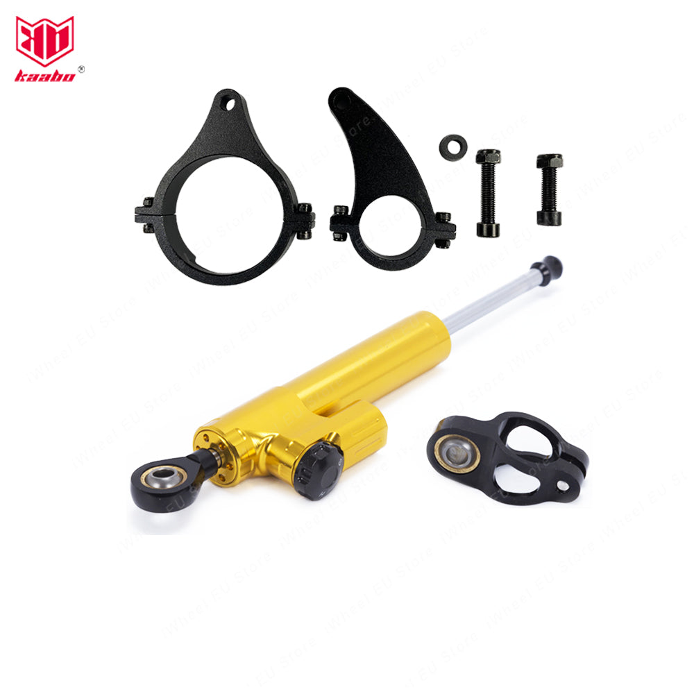 Kaabo Wolf King GTR Steering Damper Kaabo Wolf King GTR Max Steering Damper Gold/Black Steering Damper