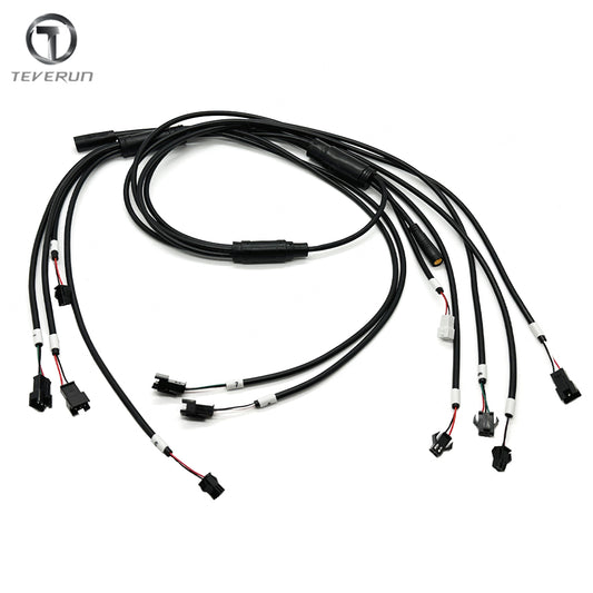 Official Teverun Fighter Mini Pro Light Main Cable Teverun Fighter 7260R Light Main Wire Suit for V5 IVCU Version Teverun scooters