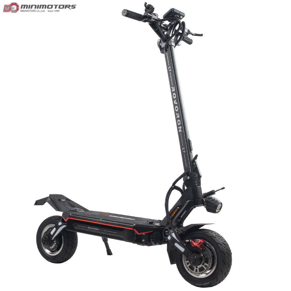 Official MINIMOTOR Rovoron S7 84V 37.1Ah Battery Dual Motor 2500W*2 Top Speed 100km/h Mileage Around 140km 11inch Tubeless Tire Scooter