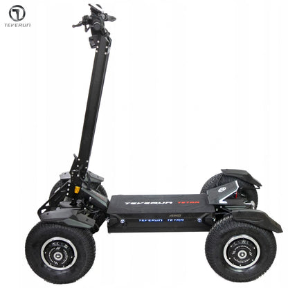 Official Teverun Tetra 60V 60Ah Battery 4*1500W Motor 13inch Off-road Tire Electric Scooter