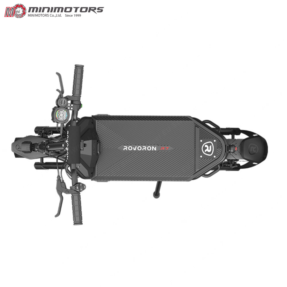 Official MINMOTOR Rovoron R7 60V 28.6Ah Battery Dual Motor 900W*2 Top Speed 65km/h Mileage around 65km 11inch Scooter