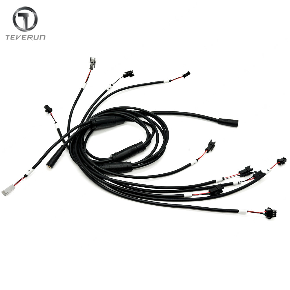 Official Teverun Fighter Mini Pro Light Main Cable Teverun Fighter 7260R Light Main Wire Suit for V5 IVCU Version Teverun scooters