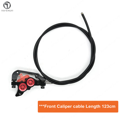 Official Teverun Fighter Supreme 7260R 4 Piston Hydraulic Brake Teverun Fighter 7260R Brake Lever Brake Caliper