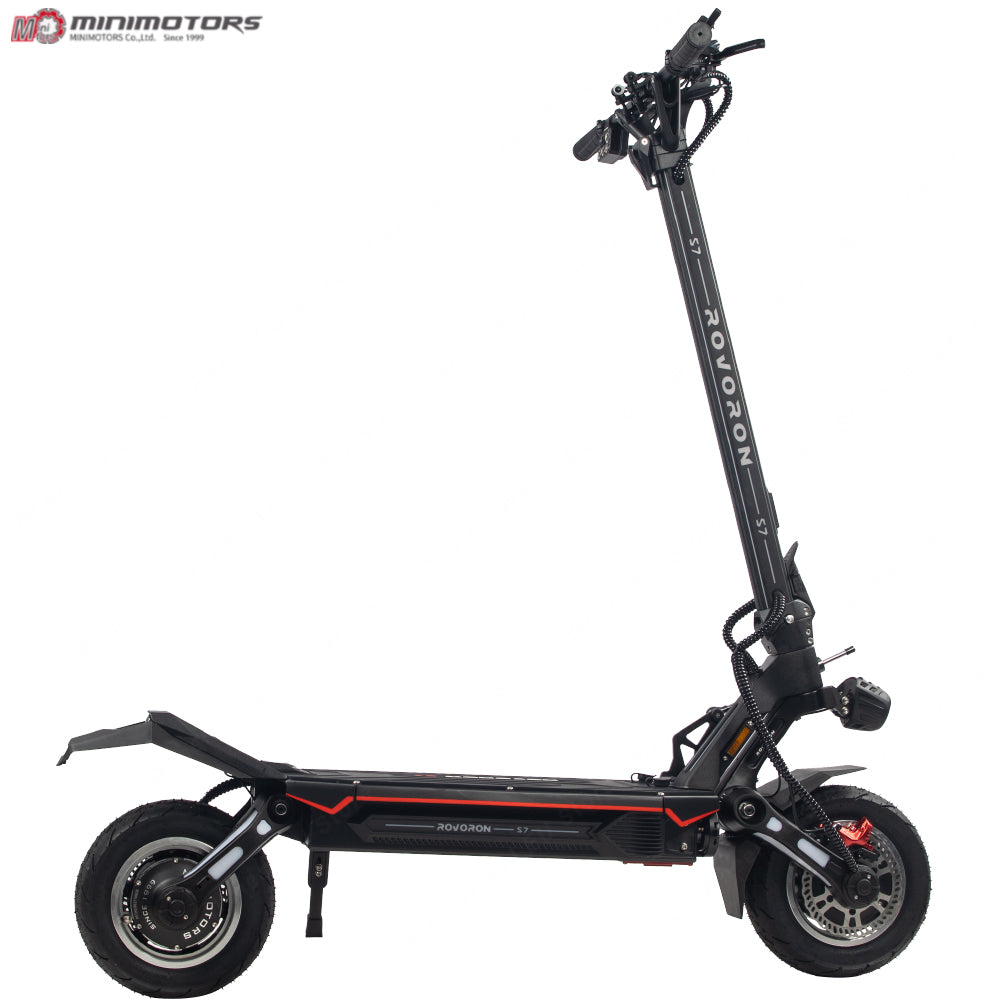 Official MINIMOTOR Rovoron S7 84V 37.1Ah Battery Dual Motor 2500W*2 Top Speed 100km/h Mileage Around 140km 11inch Tubeless Tire Scooter