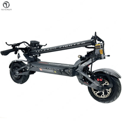 2026 Newest Version Teverun Fighter 11 Plus 60V 37.1Ah Battery Dual Motor 1600W*2 Top Speed 85km/h