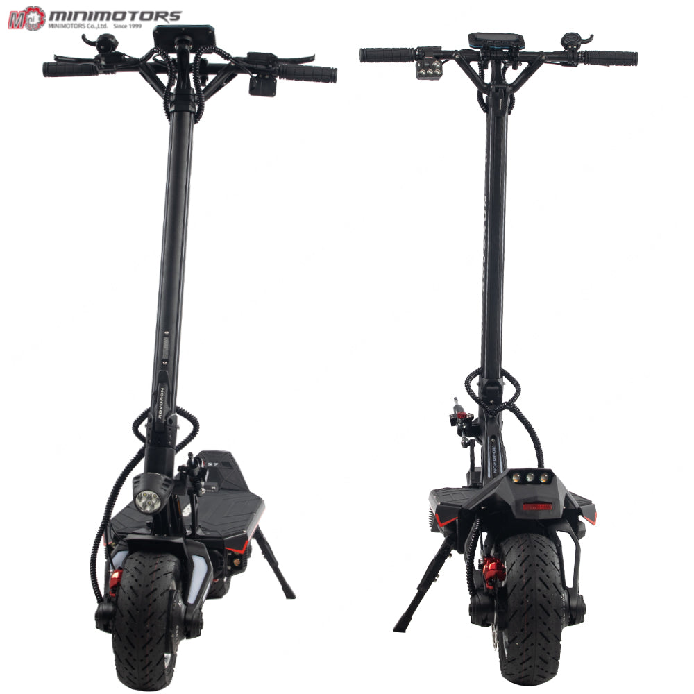 Official MINIMOTOR Rovoron S7 84V 37.1Ah Battery Dual Motor 2500W*2 Top Speed 100km/h Mileage Around 140km 11inch Tubeless Tire Scooter