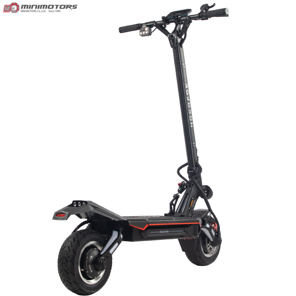 Official MINIMOTOR Rovoron S7 84V 37.1Ah Battery Dual Motor 2500W*2 Top Speed 100km/h Mileage Around 140km 11inch Tubeless Tire Scooter