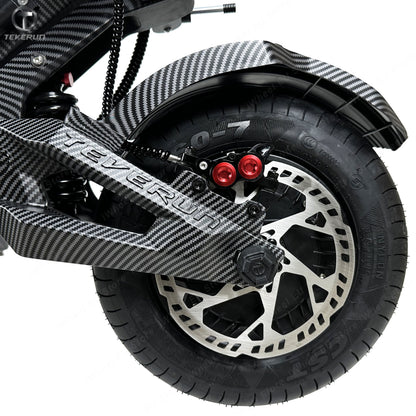 Official Teverun Fighter Supreme 7260R 4 Piston Hydraulic Brake Teverun Fighter 7260R Brake Lever Brake Caliper