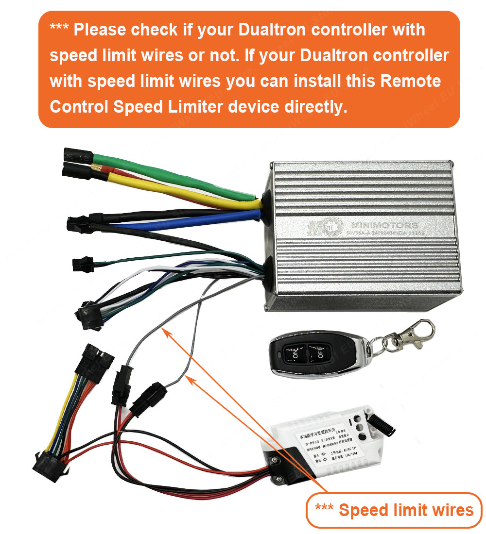 Remote Control Speed Limiter for MINIMOTOR Dualtron Scooter Speed Limiter Suit for Dualtron Scooter with Speed Limiter Wire Scooters