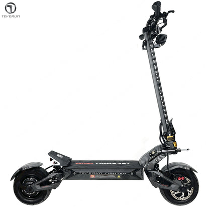 2026 Newest Version Teverun Fighter 11 Plus 60V 37.1Ah Battery Dual Motor 1600W*2 Top Speed 85km/h