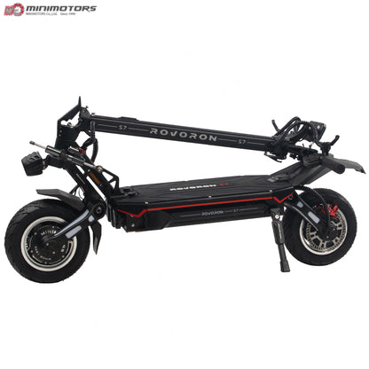 Official MINIMOTOR Rovoron S7 84V 37.1Ah Battery Dual Motor 2500W*2 Top Speed 100km/h Mileage Around 140km 11inch Tubeless Tire Scooter
