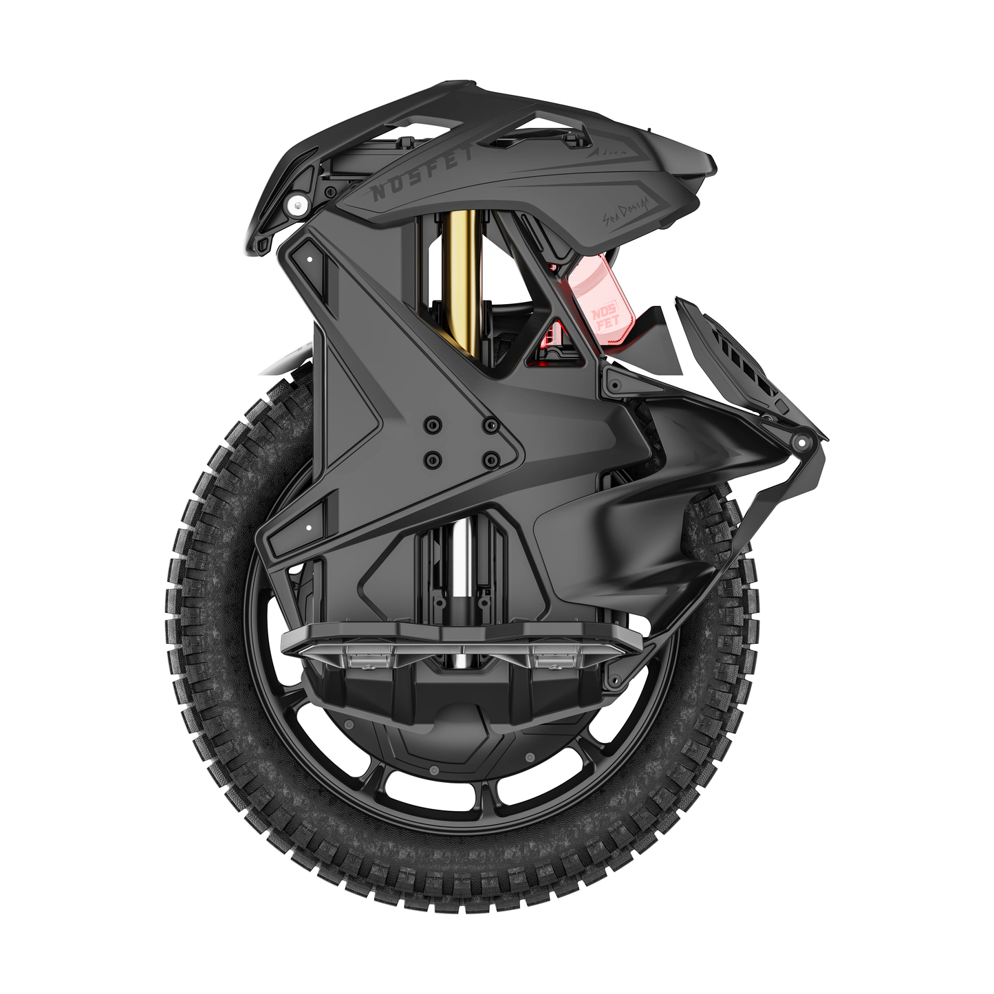 NOSFET XENO Electric Unicycle 126V 2200Wh 50S Battery 2500W Motor Peak Power 10000W